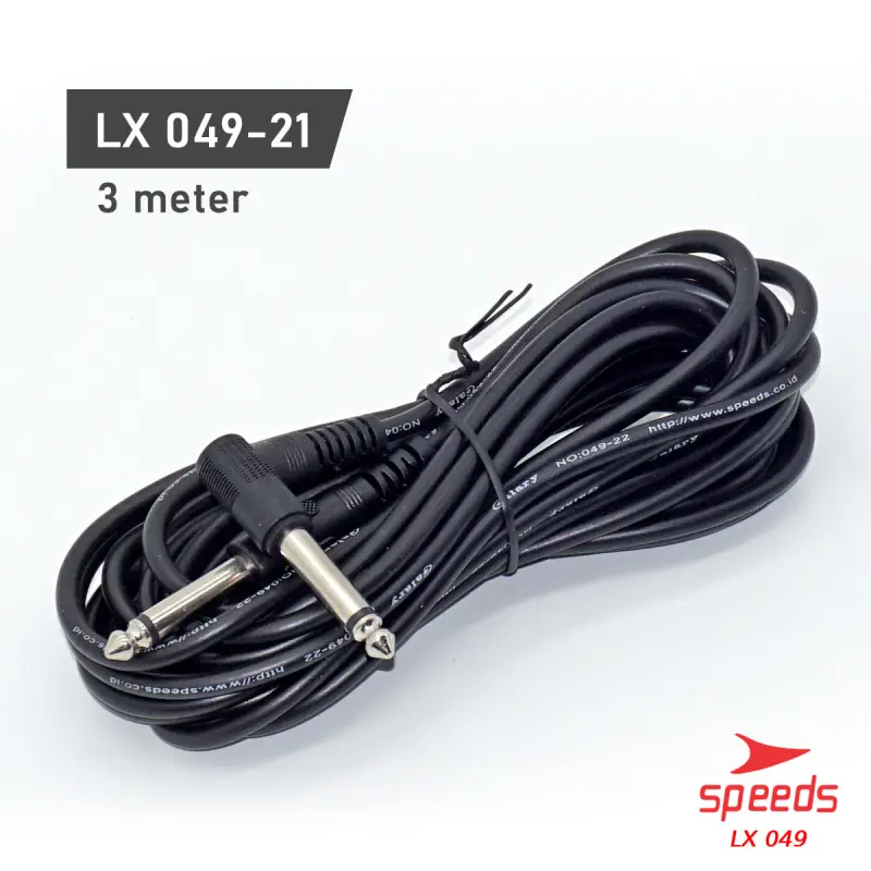 SPEEDS Kabel Jack Gitar Audio Aux Speaker 3m, 5m 049-21