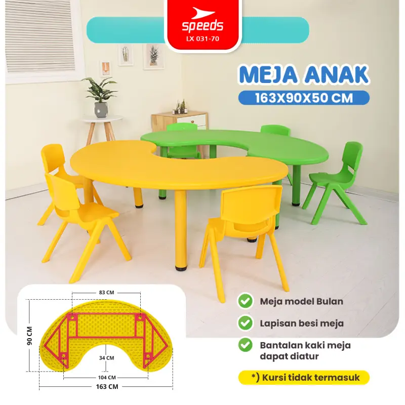 SPEEDS Meja Belajar Bulan 031-70
