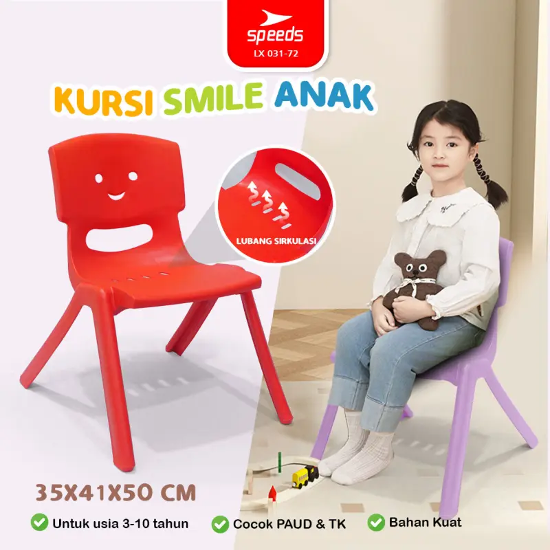 SPEEDS Kursi Anak Warna Warni 031-72