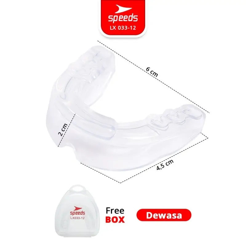 SPEEDS Gumshield Pelindung Gigi 033-12