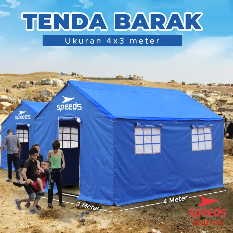 SPEEDS Tenda Barak Komando 3x4m 031-16
