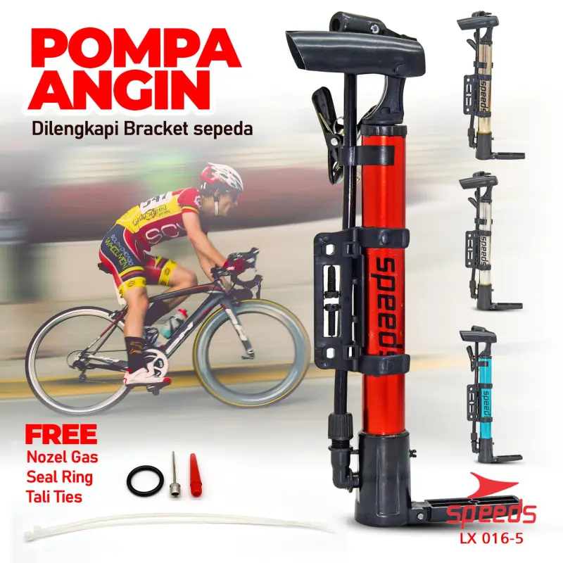 SPEEDS Pompa Angin Tangan 016-5
