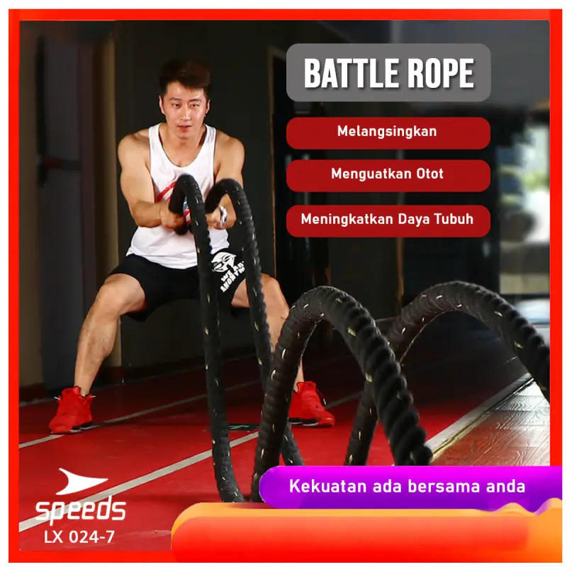 SPEEDS Battling Ropes Tali Fitness 15 Meter 024-7