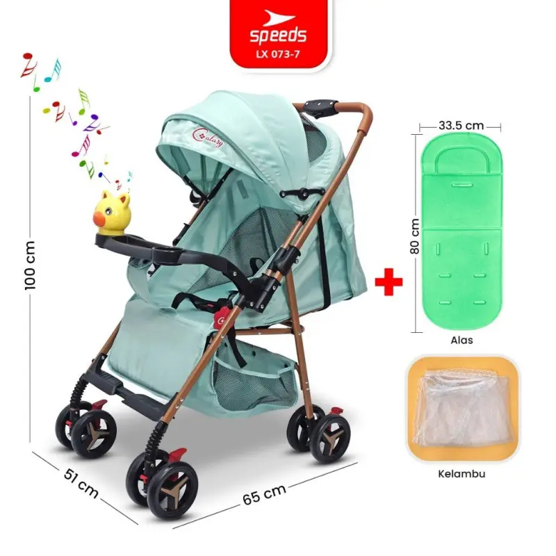 SPEEDS Stroller 2 Arah 0-3Tahun 073-7