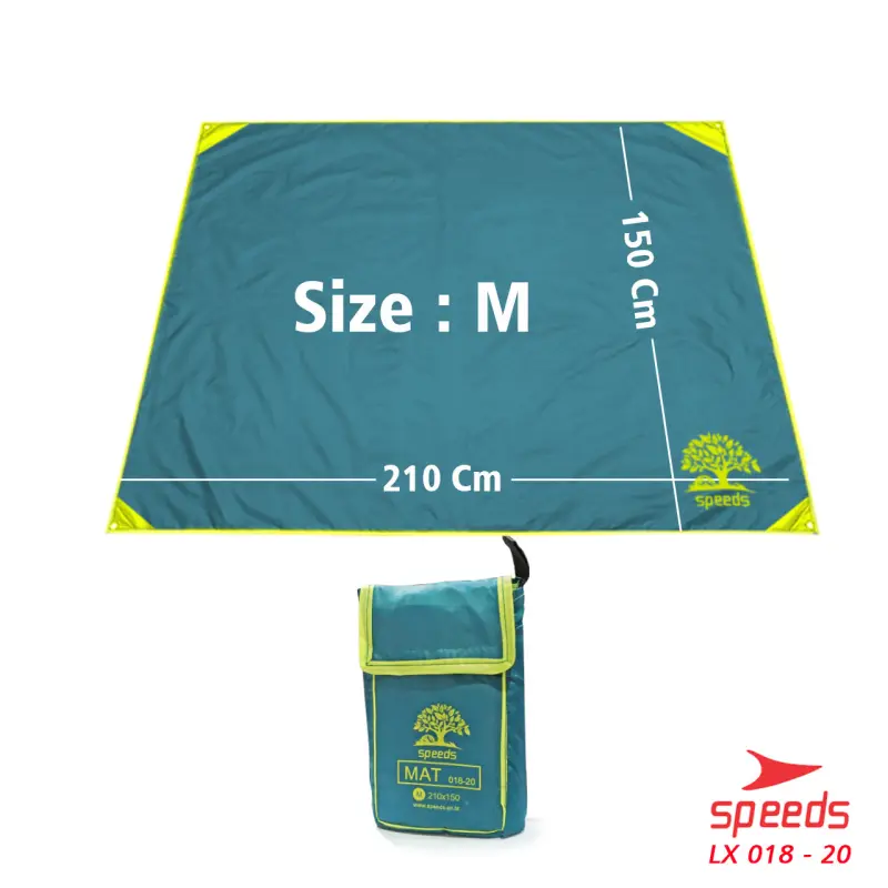 SPEEDS Tikar Lipat Untuk Tamasya Ukuran M L XL 18-20